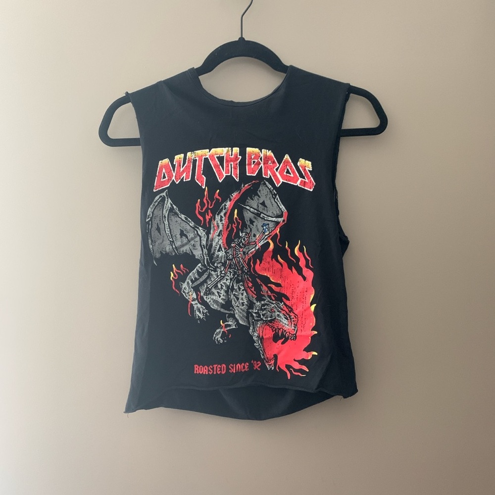 Dutch Bros DIY cropped tank
